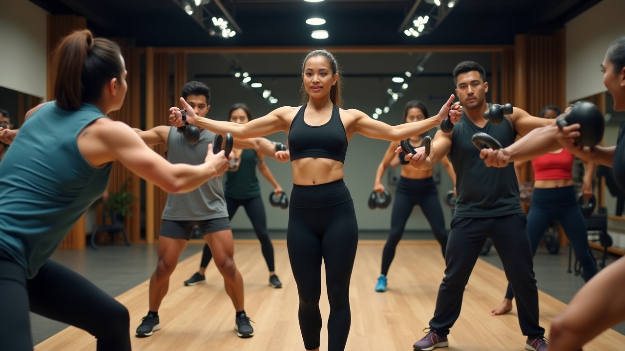 Group training session