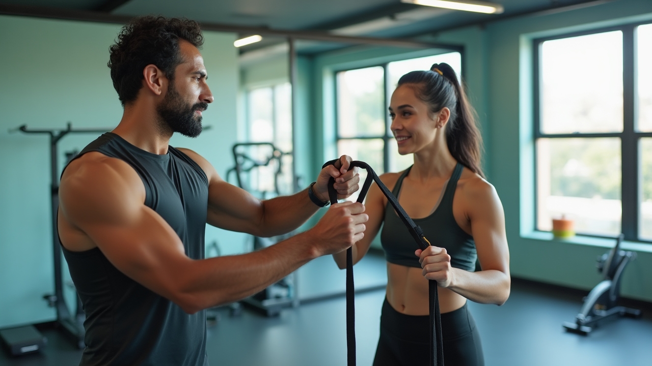 Personal training session